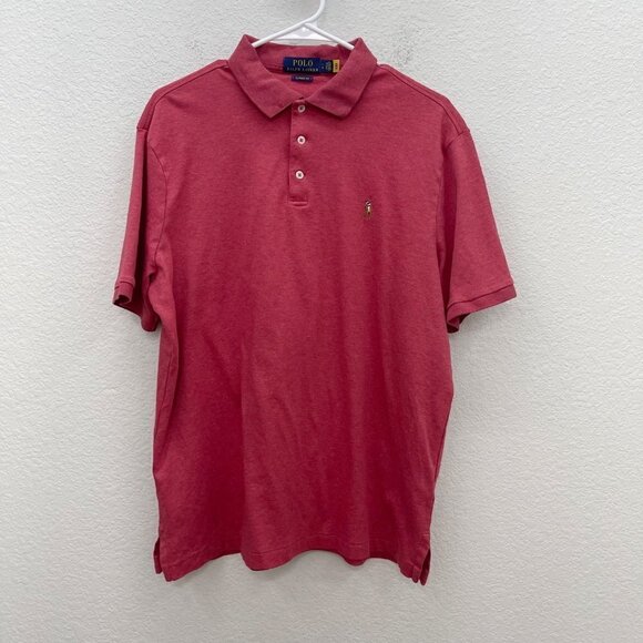 Polo Ralph Lauren Other - Polo Ralph Lauren Red Classic Fit Short Sleeve Preppy Collared Shirt Mens Large